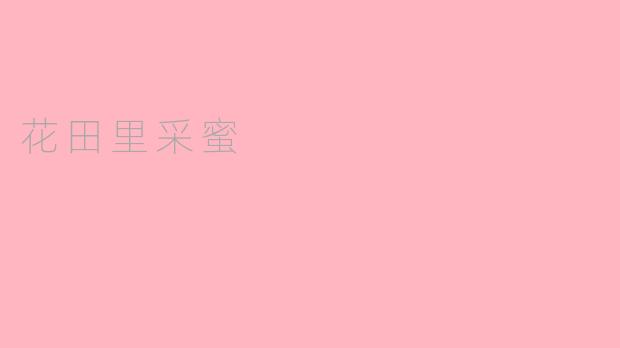 花田里采蜜