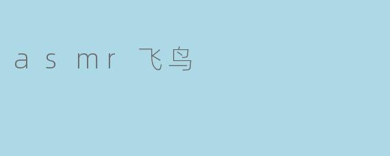 asmr飞鸟