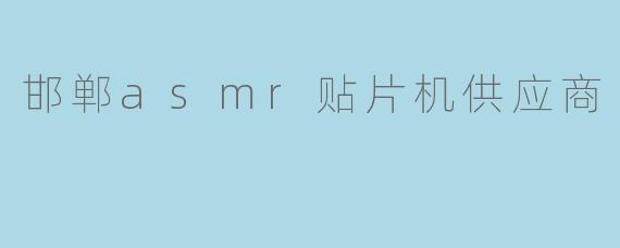 邯郸asmr贴片机供应商