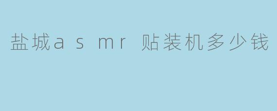 盐城asmr贴装机多少钱