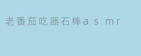 老番茄吃器石棒asmr