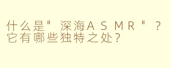 什么是