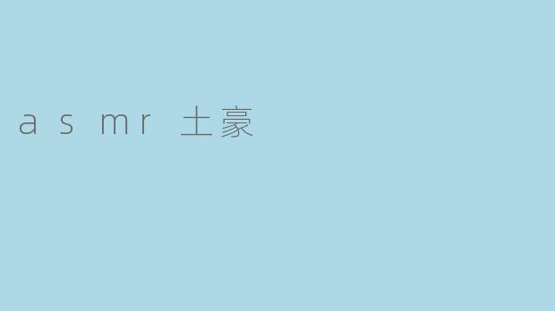 asmr土豪