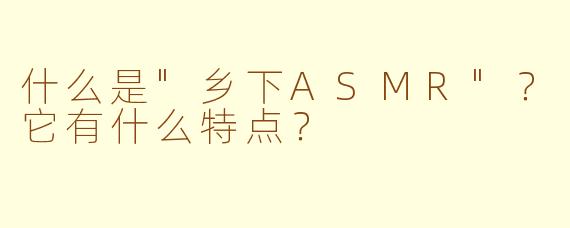 什么是