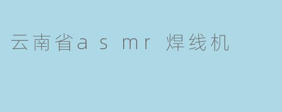 云南省asmr焊线机