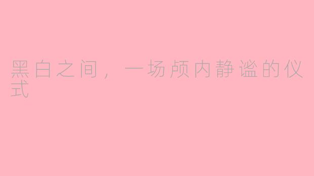 黑白之间，一场颅内静谧的仪式