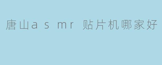 唐山asmr贴片机哪家好
