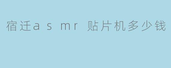 宿迁asmr贴片机多少钱