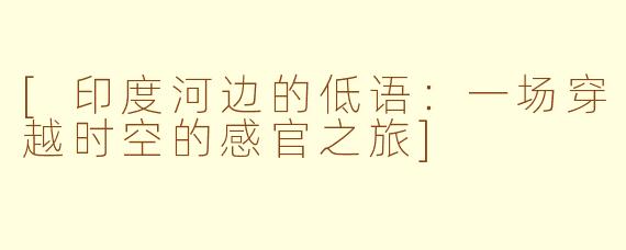 [印度河边的低语：一场穿越时空的感官之旅]